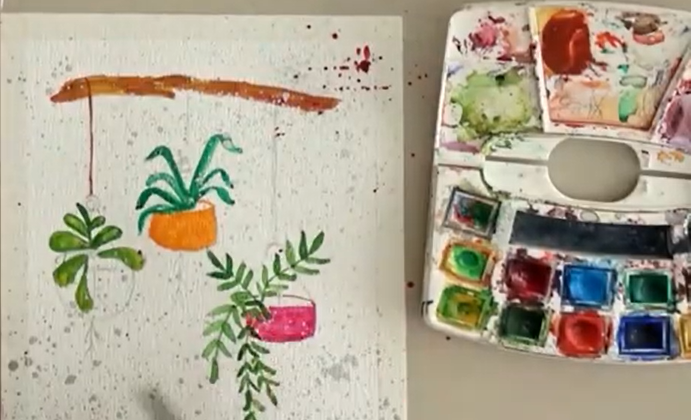 SULU BOYA ÇALIŞMASI